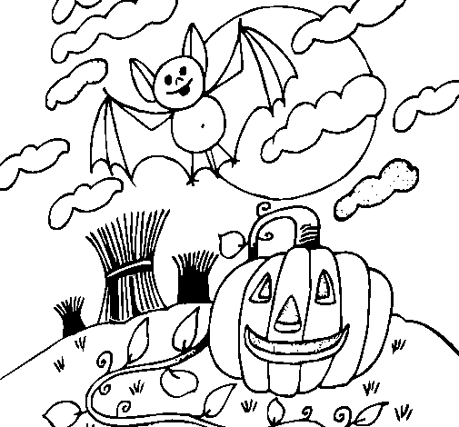 FREE! - Desenhos de Halloween para Imprimir – Dia das Bruxas